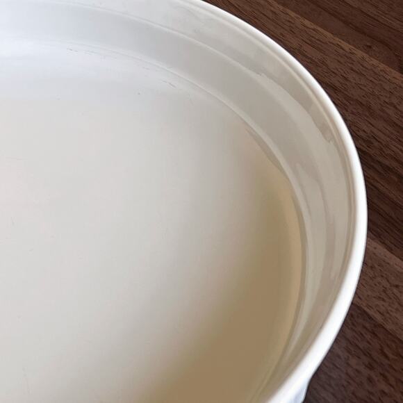 CorningWare Vintage 10" Round French White Quiche Pie Baking Dish, Model F3B - Picture 6 of 8